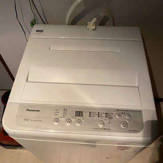 Panasonic洗濯機　6.0kg NA-60B13-S 美品