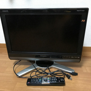 【ネット決済・配送可】20インチテレビ　SHARP LC-20DX1