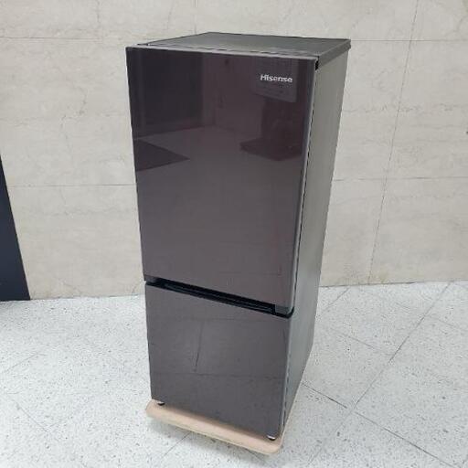 ■配送・設置可■2018年製 Hisense ハイセンス 154L ガラストップ 2ドア ノンフロン冷凍冷蔵庫 HR-G1501