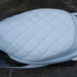 ⭐ホンダライブディオZX AF35 白 エナメルシートに新品グリップ 高馬力