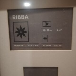 IKEA イケア RIBBA 60x80㎝ 黒フレーム