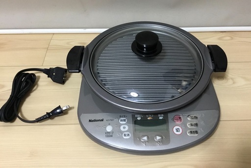 ＜美品＞パナソニック・IH調理器・焼肉プレート付き・KZ-PW1