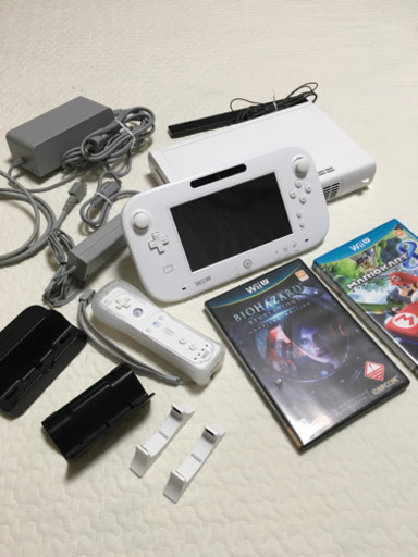 Wii U プレミアム 本体とソフト2本（箱なし）