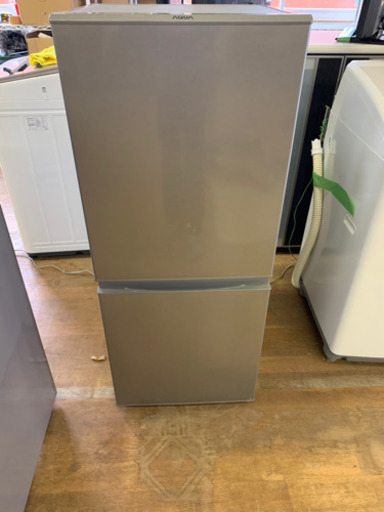 s1206-2 Aqua ノンフロン冷凍冷蔵庫　AQR-13H シルバー　2019年製