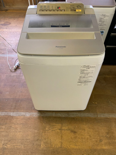 s1206-4 s1104-1 Panasonic 全自動電気洗濯機 NA-FA80H3 8kg 2016年製