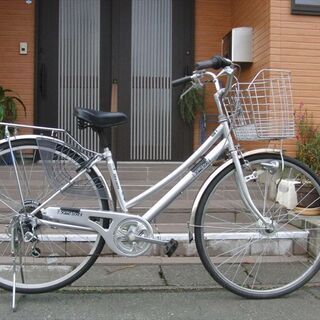 中古自転車　山形市　天童市　丸石２７インチ　６段変速オートライト...