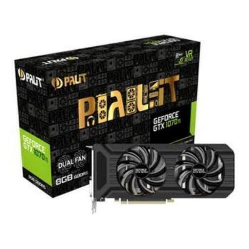 グラフィックボード・グラボ・ビデオカード Palit GTX1070Ti DUAL 8GB GDDR5 未使用】Palit GeForce GTX1070Ti DUAL 8G 最低 価格