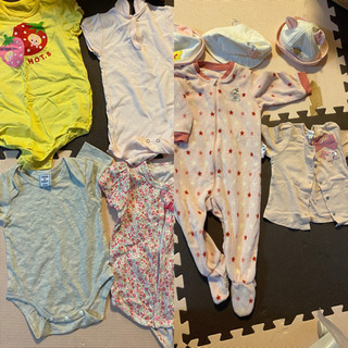 【ネット決済】乳幼児服、スタイなど約40品:ラルフローレン、ミキ...