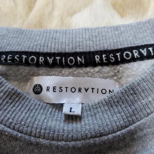 ４点千円 Restoration グレー トレーナー ラッコ 東高円寺のトレーナー メンズ の中古 古着あげます 譲ります ジモティーで不用品の処分