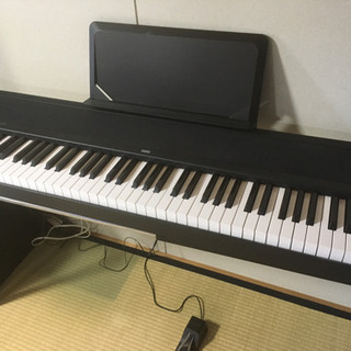 【ネット決済・配送可】電子ピアノ KORG B1 BK