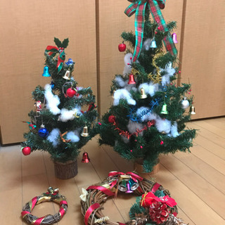 クリスマスツリー　クリスマスリース　