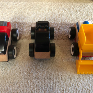 おもちゃ　車　木のおもちゃ　幼児　子供　IKEA