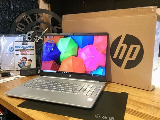 店頭にて売約済み。ご覧頂きありがとうございました。”高速仕様”【一宮で!!人気のHP　2019年後期発売モデル Corei3　フルHD液晶　PCIe NVMe M.2 SSD×DDR4メモリで快適】一宮市のパソコン屋 Mr.Carnival（ミスカニ）です！パソコン修理・中古パソコンの販売【クレカ\u0026PayPay 使えます！】店頭在庫PCのご紹介です！受け渡しは店舗にて(^^)/ ヒューレット・パッカード　ノートパソコン