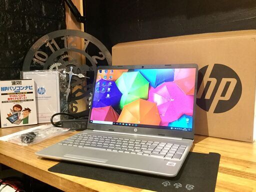 店頭にて売約済み。ご覧頂きありがとうございました。”高速仕様”【一宮で!! 人気のHP　2019年後期発売モデル Corei3　フルHD液晶　PCIe NVMe M.2 SSD×DDR4メモリで快適】一宮市のパソコン屋 Mr.Carnival（ミスカニ）です！パソコン修理・中古パソコンの販売【クレカ\u0026PayPay 使えます！】店頭在庫PCのご紹介です！受け渡しは店舗にて(^^)/ ヒューレット・パッカード　ノートパソコン　トラックパッドに小傷あり