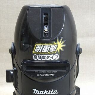 【苫小牧バナナ】マキタ/makita 屋内・屋外兼用 レーザー墨出し器 高輝度ラインポイント 三脚付 SK308PH♪