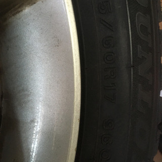 ダンロップ　スタッドレスタイヤ　4本セット　21560R17 ニッサン純正ホイール付き