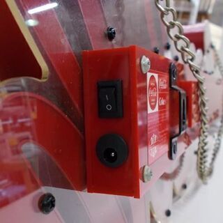 訳有品 コカコーラ ネオンサイン 幅71cm 電飾看板 赤 レッド