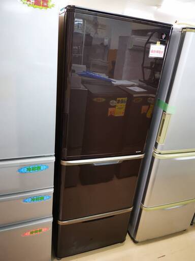 自動製氷機能付き冷蔵庫　３５０L