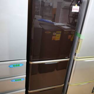 自動製氷機能付き冷蔵庫　３５０L