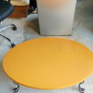 【中古品】折り畳み楕円テーブル