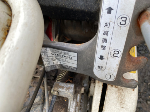 パーツ販売です！オーレック ロータリーモーア 歩行型 WM606D 部品取り