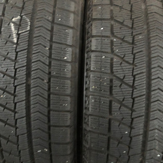 フィット アクア ブリヂストン スタッドレス 2019年製 バリ山 アルミ付