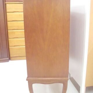 チェスト アンティーク調 幅76×奥行40×高さ103cm 木製 5段 収納家具