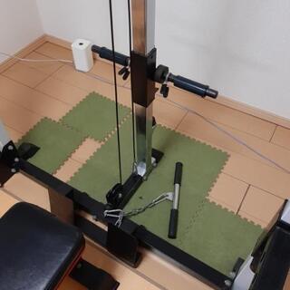 買取決定アイロテック　マルチパワーラックとダンベル・バーベルセット