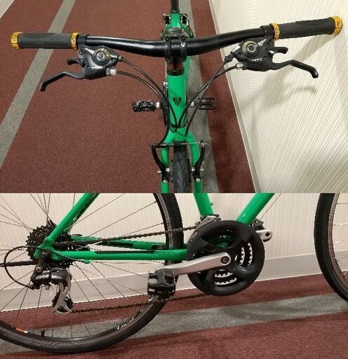 お値段変更！ 目立ち色グリーンのTREK FX2 サイズ17.5