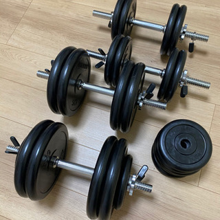 【お取引相手決定】トレーニングセット（懸垂器具、ダンベル、フラットベンチ）