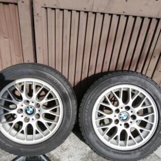✿取引終了　ダンロップ、スタッドレスタイヤBMW3シリーズ4本(215/55R16.91Q)