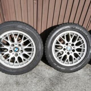 ✿取引終了　ダンロップ、スタッドレスタイヤBMW3シリーズ4本(215/55R16.91Q)