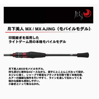 【最終値下げ】ロッド　Daiwa 月下美人5ピース