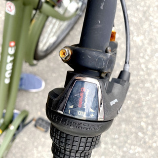 フォルテ　26インチ　モスグリーン　自転車　外装6段変速 26型　オートライト　ママチャリ