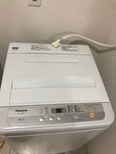 Panasonic 洗濯機　2018年製　NA-F60B12 6kg