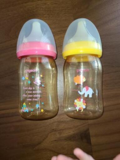 赤ちゃんの城 食器セット 哺乳瓶 くまモン 平皿 Yui 本城の子供用品の中古あげます 譲ります ジモティーで不用品の処分