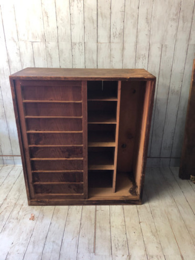 昭和レトロ 靴箱 ソト 諏訪の収納家具 玄関収納 の中古あげます 譲ります ジモティーで不用品の処分