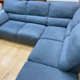 M9011　大幅値下げ！！！　ニトリ　3人掛け　L型ソファー　大型家具　送料B　定価10万程度　プラクラ南9条店