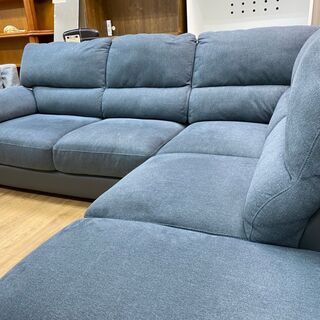 M9011　大幅値下げ！！！　ニトリ　3人掛け　L型ソファー　大型家具　送料B　定価10万程度　プラクラ南9条店