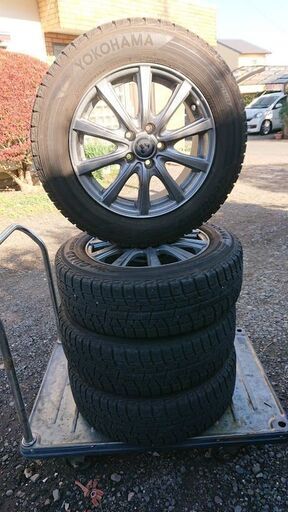 ☆アルミホイール＆スタッドレスタイヤ195/65R15(7~8分山）プリウス 