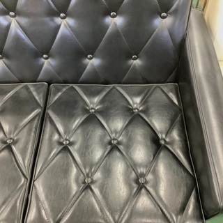 【トレファク吉川店】カリモク 3人掛けソファ ブラック