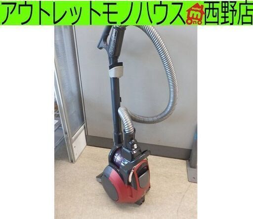 サイクロン掃除機 2014年製 シャープ EC-PX210 クリーナー コンパクト 簡単ごみ捨て SHARP 赤 コード式 ペイペイ対応 札幌市西区西野