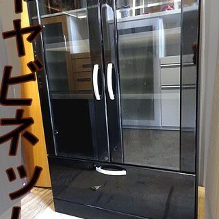 【キャビネット】メーカー不明 食器棚 サイドボード 幅60cm ...