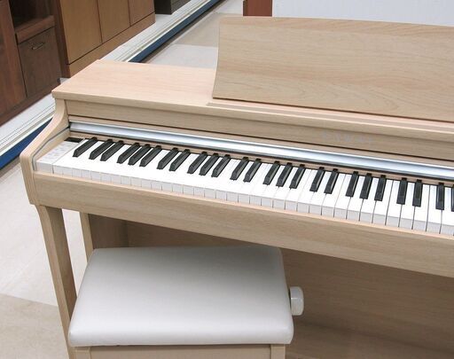 札幌市清田区 KAWAI カワイ 電子ピアノ 88鍵 CN27 LO プレミアムライトオーク調仕上げ 2017年製 中古品 動作確認済み■