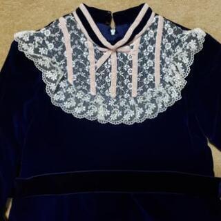 昭和の服　1970年代　子供用 ロングドレス