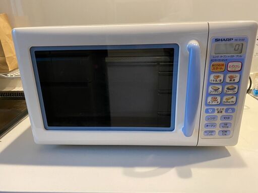 【作動良好・消毒済】SHARP 中古電子レンジ　オーブン機能付き（手渡し）