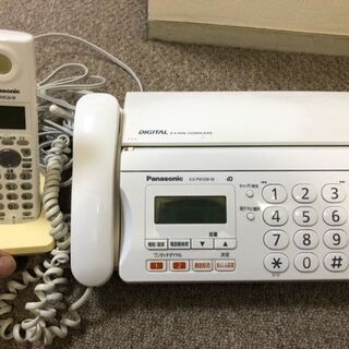 【パナソニック製】FAX、子機1台付