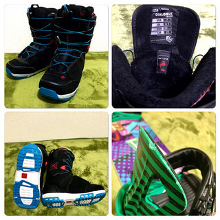 お値下げ！スノーボード 板 ビンディング ブーツ 3点セット