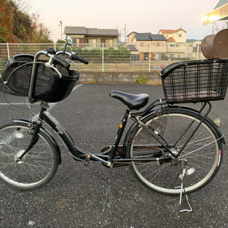 自転車 自転車 後輪26インチ前輪22インチ