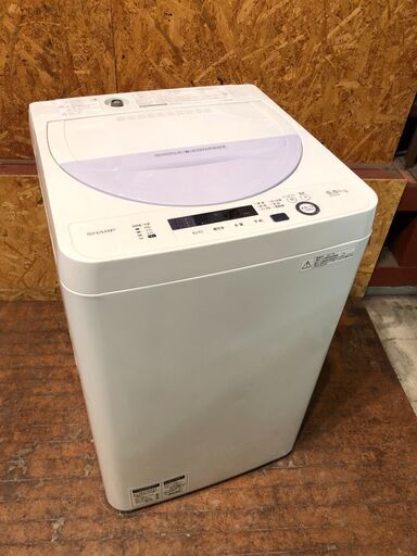 【管理KRS271】SHARP 2017年 ES-GE5A 5.5kg 洗濯機